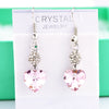 2020 Promotion Price!crystal Jewelry Ornaments Korea Charming Heart Doop Earrings Multicolor Earring for Women Hot Gift for Girl