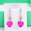 2020 Promotion Price!crystal Jewelry Ornaments Korea Charming Heart Doop Earrings Multicolor Earring for Women Hot Gift for Girl
