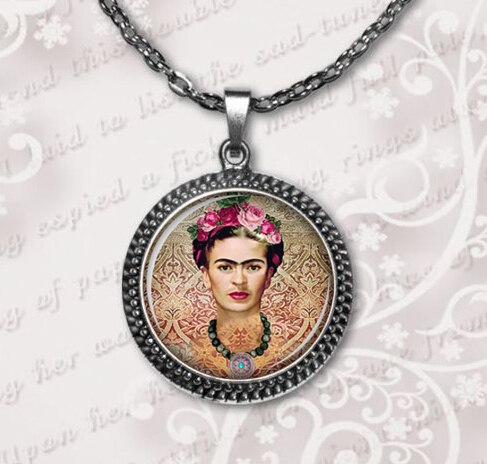 2020 Real Limited Zi Women Bohemia Maxi Necklaces Collier Collares Frida Kahlo Necklace Jewelry Art Pendant Charm HZ1