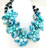 2021 Special Offer Top Women Maxi Necklace Collier Collares Charm Mop Freshwater 6flowers Semi Precious Necklace 18\"