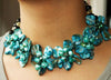 2021 Special Offer Top Women Maxi Necklace Collier Collares Charm Mop Freshwater 6flowers Semi Precious Necklace 18\"