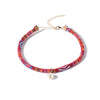 2021 Summer Bohemia Simulated Pearl Necklaces&Pendants Stripe Colorful Cloth Short Collares Women Chokers Jewelry Gifts