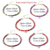 2021 Summer Bohemia Simulated Pearl Necklaces&Pendants Stripe Colorful Cloth Short Collares Women Chokers Jewelry Gifts