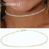 2020 Trend NEW FASHION Vintage Classic Choker Necklace Full Crystal Pendant Necklace For Women Girl Gift Statement X186