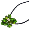 2021 Trendy Green mother of pearl shell flower choker necklace 2021 Female Wedding