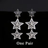 2020 Women Men Long Drop Earring 925 Sterling Silver Vintage Skull Star Dangle Indian Earring Christmas gift Fine Jewelry FE10