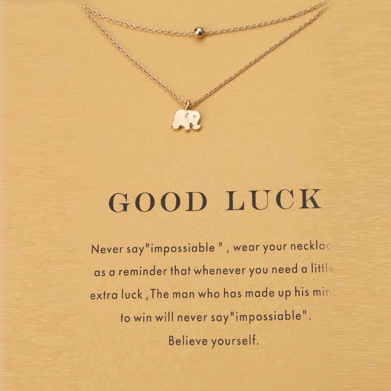 2020 fashion gold sand card elephant beads lotus charms necklace pendant fitting women jewelry findings as gift to family