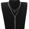 2020 new jewelry fashion simple jewelry necklace retro clavicle necklace double long section alloy necklace