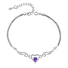 2020 news brand S925 standard silver Angel wing bracelet Love chain Fine mosaic fashion gift of love