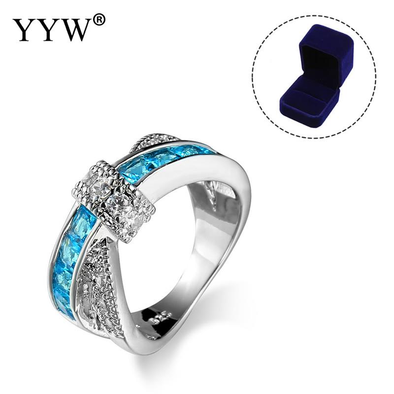 2020 simple brand bagues pour femme women wedding rings with Cz for mens anniversary fine jewelry gift size 8