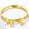 2020 Africa Fashion New 24K Bracelet Unisex Simple Design Party Fashion Charm Gifts Fitting Supply Fine Jewelry Packaging
