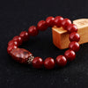 2020 Amber Natural Round 8mm / 10mm / 12mm / 14mm Stone Agate Beads Bracelet For Men Women Classic Agate Bracelet For Men Women