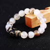 2020 Amber Natural Round 8mm / 10mm / 12mm / 14mm Stone Agate Beads Bracelet For Men Women Classic Agate Bracelet For Men Women
