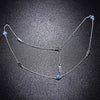 2020 Best Quality New simple turquoise necklace female Crystal from Swarovski For Party Fit Women and girls