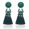 2020 Brincos Women Brand Boho Drop Fringe Earring Vintage ethnic Statement Tassel earrings fashion jewelry Charms 6 colors e0502
