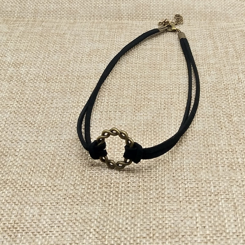 2020 Charm Fashion Style Choker Necklace Black Lace Leather Velvet Strip Women Collar Party Jewelry Neck Accessories Chokers