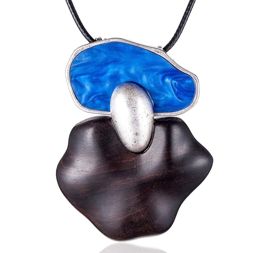 2020 Chokers Necklaces for Women Wood Jewelry Vintage Statement necklaces & pendants collares mujer choker kolye bijoux femme