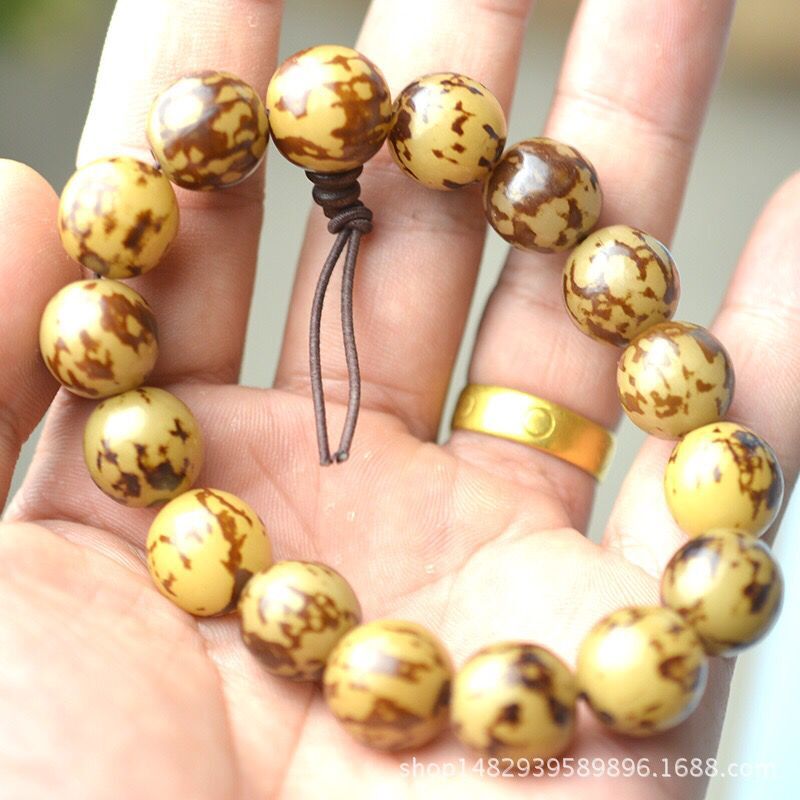 2020 Classic Natural Flower Root Bodhi Bracelet Bodhi Root Bodhi Bead Rosary Female Vintage Fashion fashion Buddha Head Bracelet