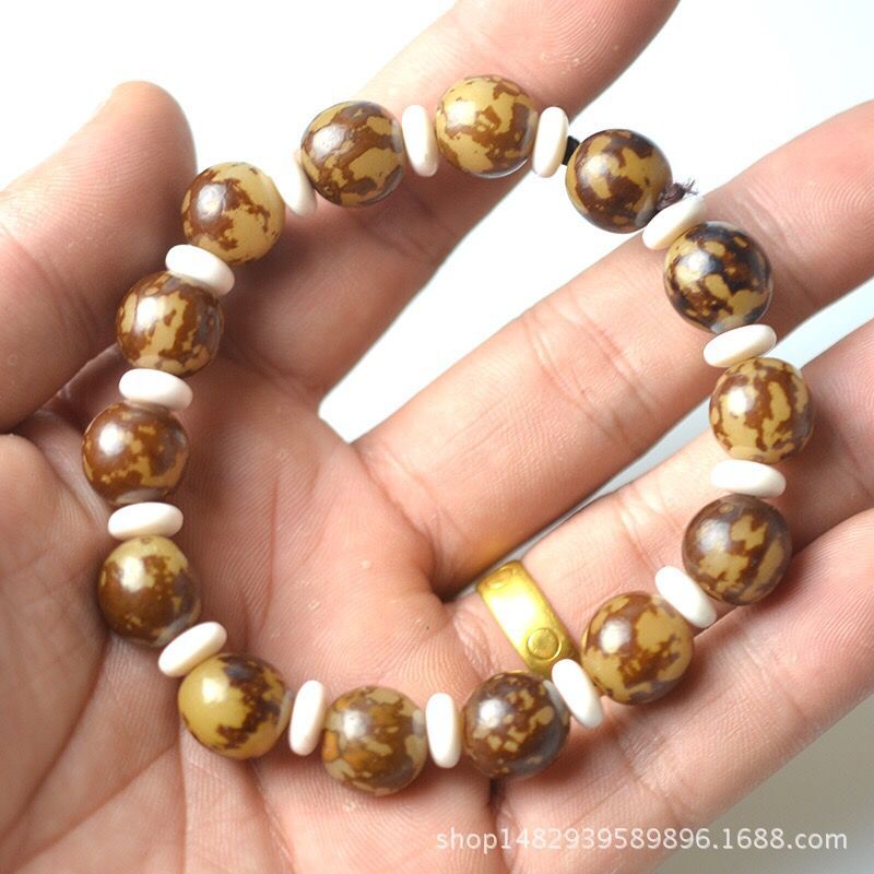 2020 Classic Natural Flower Root Bodhi Bracelet Bodhi Root Bodhi Bead Rosary Female Vintage Fashion fashion Buddha Head Bracelet