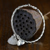 2020 Elegant Natural Jade 100% 925 Sterling Silver Charm Bracelets & Bangles Original Design Bracelet Jewelry Gift For Women