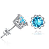 2020 Europe Hot Exquisite Fashion Supplies for Jewelry AAA Crystal Stud Earrings Wedding Anniversary Gift Accessory