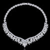 2020 Europe New Luxury Fashion Wedding Engagement Jewelry Crystal Necklace for Women Charm Bridal Fine Gift Jewelry Accessory