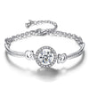 2020 European Fashion New AAA Crystal Bracelet Charm Women Party Exquisite Gift Jewelry for Women Accessory