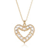2020 European Hot Fashion Heart Shape Design Crystal Necklace Pendant Birthd Anniversary Gift Jewelry Accessories