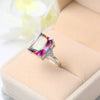 2020 European   Ring ring Female Crystal from Swarovski Simple Luxury Colorful zircon rings fashion jewelry jewelry