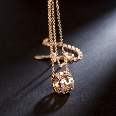2020 European and American Fashion Jewelry 2 Colors Crystal from Swarovski Necklace For Women and Female as Party Gifts