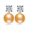 2020 Fashion 100% genuine 925 sterling silver AAAA pearl earrings fashion jewelry silver stud earrings for women gift
