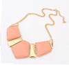 2020 Fashion Choker Maxi Necklace For Women Big Triangle Gems Bib Necklace & Pendants Statement Jewelry 5N025