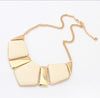 2020 Fashion Choker Maxi Necklace For Women Big Triangle Gems Bib Necklace & Pendants Statement Jewelry 5N025