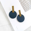 2020 Fashion Geometric Round Acetate Acid Acrylic Earrings Korea Temperament Trending Exaggeration Women Earrings Jewelry Gifts
