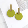 2020 Fashion Geometric Round Acetate Acid Acrylic Earrings Korea Temperament Trending Exaggeration Women Earrings Jewelry Gifts