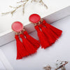 2020 Fashion Handmade Tassel Earrings For Women Bobo Hanging Fringe Drop Dangle Earrings Wedding Party Beach Statement Jewelry