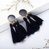 2020 Fashion Handmade Tassel Earrings For Women Bobo Hanging Fringe Drop Dangle Earrings Wedding Party Beach Statement Jewelry