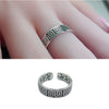 2020 Fashion Letters Carved Design S925 Sterling Silver Ring Influx of People Hand Jewelry Anniversary Gift