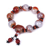 2020 Fashion Natural Stone Amber Bracelets For Women Men Rose Quart Tiger Eyes Agates Beads Yoga Bracelets Pulseira Masculina