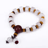 2020 Fashion Natural Stone Amber Bracelets For Women Men Rose Quart Tiger Eyes Agates Beads Yoga Bracelets Pulseira Masculina