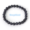 2020 Fashion Natural Stone Bracelets For Women Men Tiger Eyes Rose Quart Amethyst Agate Bead Yoga Bracelets Pulseira Masculina