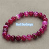 2020 Fashion Natural Stone Bracelets For Women Men Tiger Eyes Rose Quart Amethyst Agate Bead Yoga Bracelets Pulseira Masculina