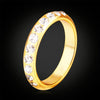2020 Fashion New 18K Ring Zircon Embellishment Jewelry Charm Women Fitting Supply Party Gift