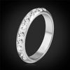 2020 Fashion New 18K Ring Zircon Embellishment Jewelry Charm Women Fitting Supply Party Gift