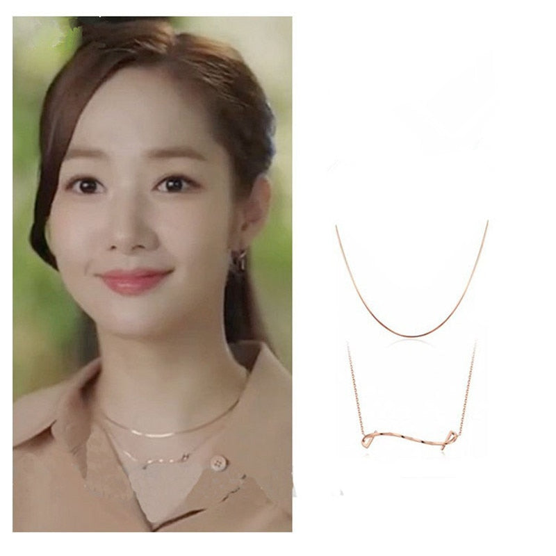 2020 Fashion Popular Exquisite Secretary Kim Same Style Geometric Flower Double Detachable For Women Fine Jewelry Gift