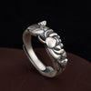 2020 Fashion Silver S990 Lotus Root Lotus Leaf Ring