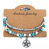 2020 Fashion Vintage Shell Anklet Beads Starfish Turtle Anklets For Women Handmade Sandal Statement Bracelet Foot Boho Jewelry