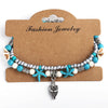 2020 Fashion Vintage Shell Anklet Beads Starfish Turtle Anklets For Women Handmade Sandal Statement Bracelet Foot Boho Jewelry
