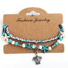2020 Fashion Vintage Shell Anklet Beads Starfish Turtle Anklets For Women Handmade Sandal Statement Bracelet Foot Boho Jewelry