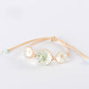 2020 Fashion Woven Adjustable Bracelet Lucky Grass Natural Dried Flower Bracelets Handmade Women Gift Jewelry Ball Glass